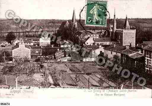 Ville de LIGUGE, carte postale ancienne Ville de LIGUGE, carte postale ancienne