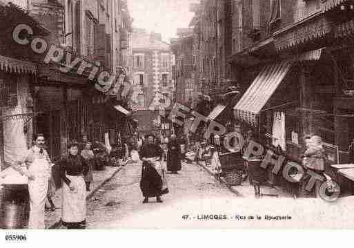 Ville de LIMOGES, carte postale ancienne