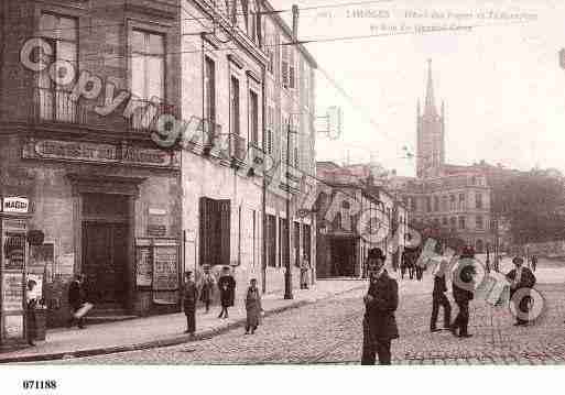 Ville de LIMOGES, carte postale ancienne