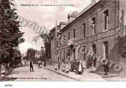 Ville de LUNERAY, carte postale ancienne