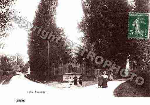 Ville de LUNERAY, carte postale ancienne