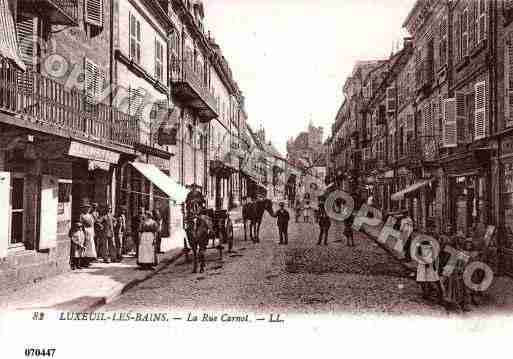 Ville de LUXEUILLESBAINS, carte postale ancienne