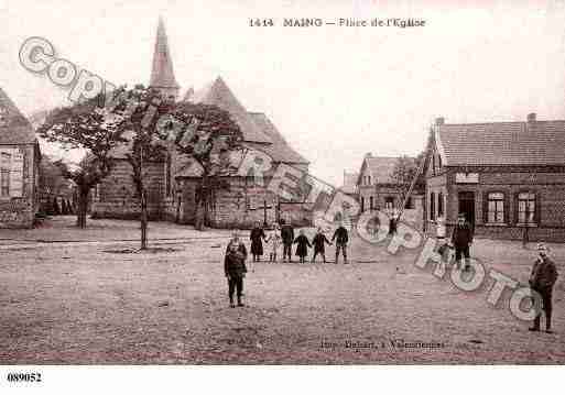 Ville de MAING, carte postale ancienne