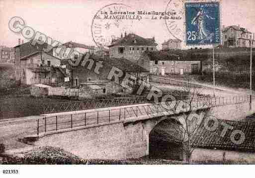 Ville de MANCIEULLES, carte postale ancienne