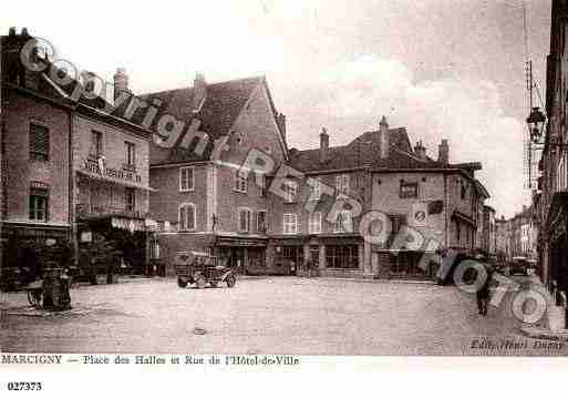 Ville de MARCIGNY, carte postale ancienne