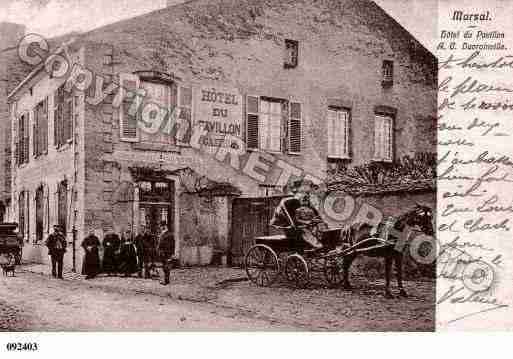 Ville de MARSAL, carte postale ancienne