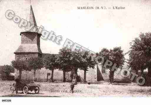 Ville de MASLEON, carte postale ancienne