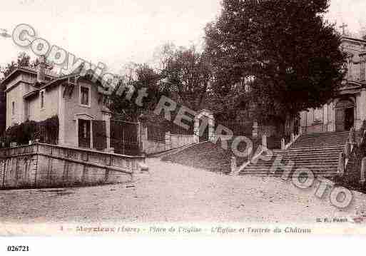 Ville de MEYZIEU, carte postale ancienne