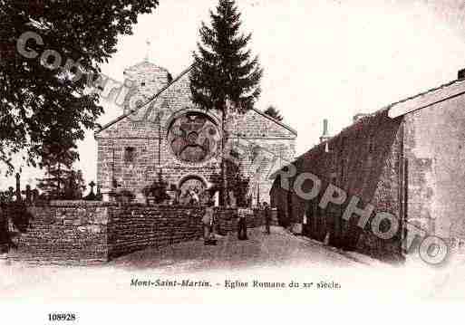 Ville de MONTSAINTMARTIN, carte postale ancienne