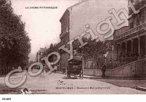 Ville de MONTELIMAR, carte postale ancienne