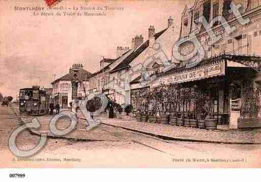 Ville de MONTLHERY, carte postale ancienne