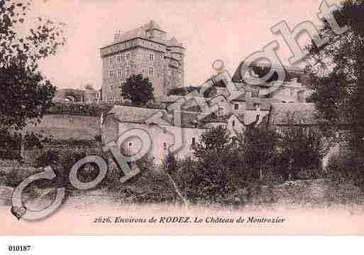 Ville de MONTROZIER, carte postale ancienne