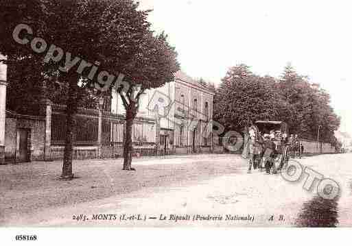 Ville de MONTS, carte postale ancienne