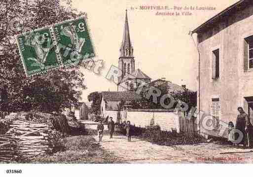 Ville de MORIVILLE, carte postale ancienne