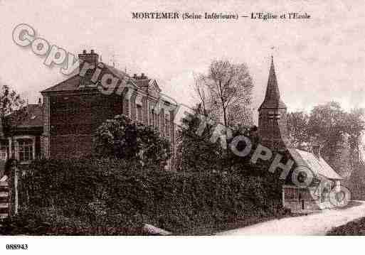 Ville de MORTEMER, carte postale ancienne