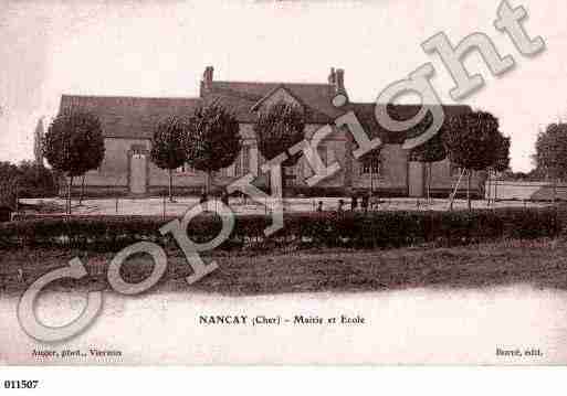 Ville de NANCAY, carte postale ancienne