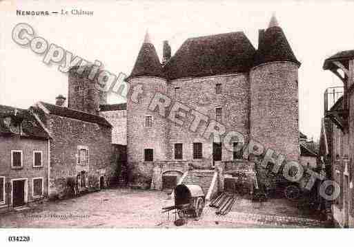 Ville de NEMOURS, carte postale ancienne