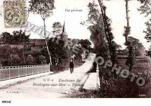 Ville de PERNESLESBOULOGNE, carte postale ancienne