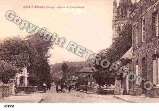 Ville de PONTSAINTPIERRE, carte postale ancienne