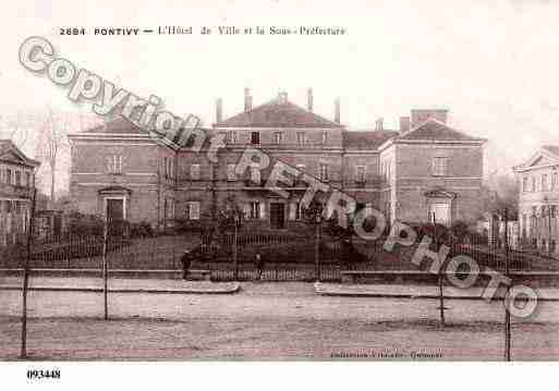 Ville de PONTIVY, carte postale ancienne