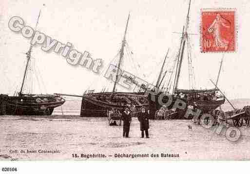 Ville de REGNEVILLESURMER, carte postale ancienne