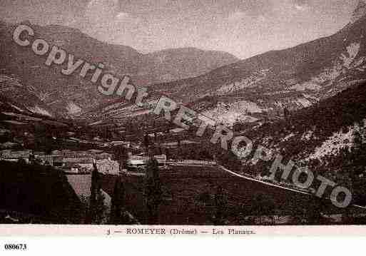 Ville de ROMEYER, carte postale ancienne