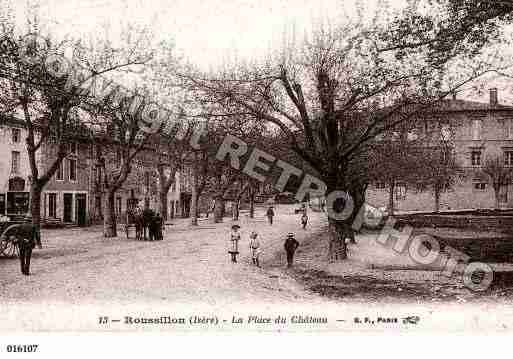 Ville de ROUSSILLON, carte postale ancienne