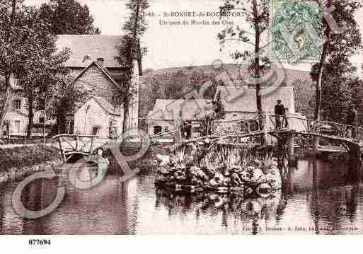 Ville de SAINTBONNETDEROCHEFORT, carte postale ancienne