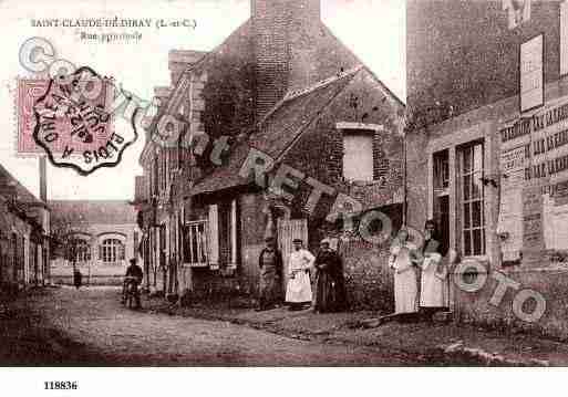 Ville de SAINTCLAUDEDEDIRAY, carte postale ancienne