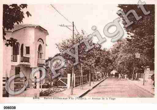 Ville de SAINTGILLESCROIXDEVIE, carte postale ancienne