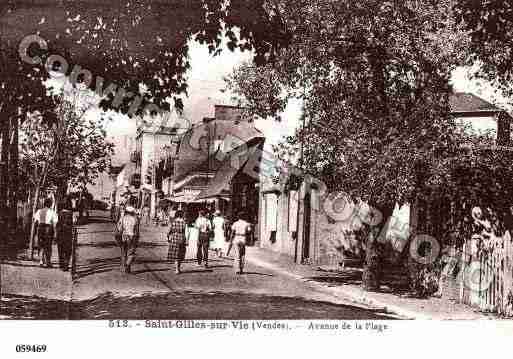 Ville de SAINTGILLESCROIXDEVIE, carte postale ancienne