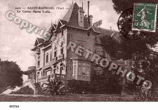 Ville de SAINTRAPHAEL, carte postale ancienne