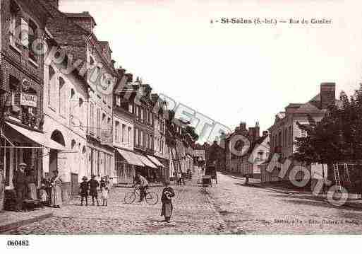 Ville de SAINTSAENS, carte postale ancienne