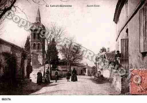 Ville de SAINTSIXTE, carte postale ancienne