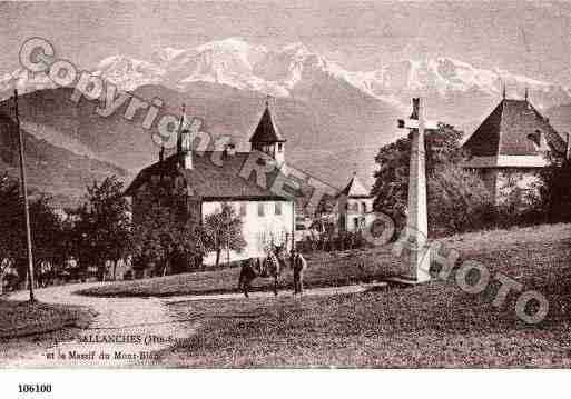 Ville de SALLANCHES, carte postale ancienne