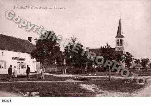 Ville de SAMEREY, carte postale ancienne