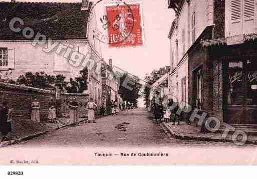 Ville de TOUQUIN, carte postale ancienne