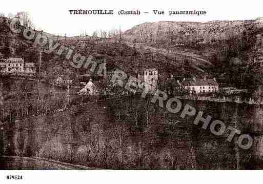 Ville de TREMOUILLE, carte postale ancienne