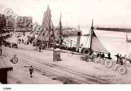 Ville de TREPORT(LE), carte postale ancienne