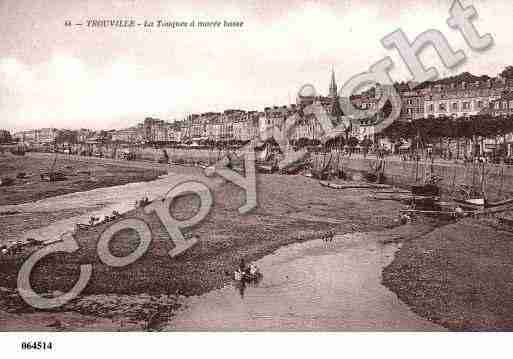 Ville de TROUVILLESURMER, carte postale ancienne