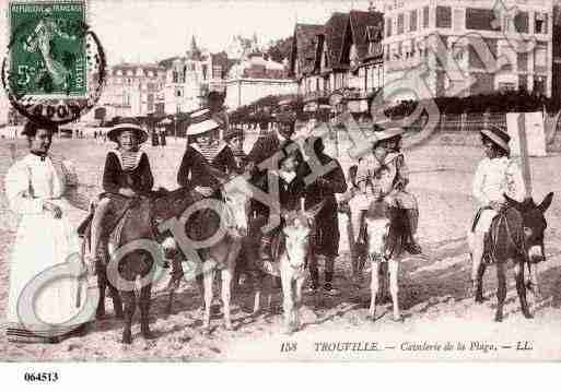 Ville de TROUVILLESURMER, carte postale ancienne