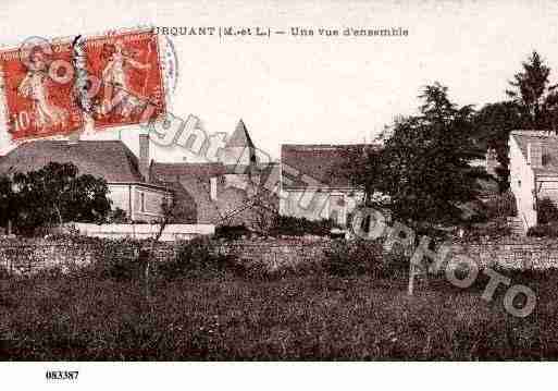 Ville de TURQUANT, carte postale ancienne