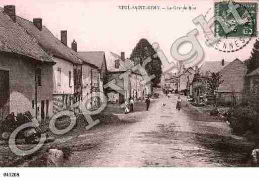 Ville de VIELSAINTREMY, carte postale ancienne