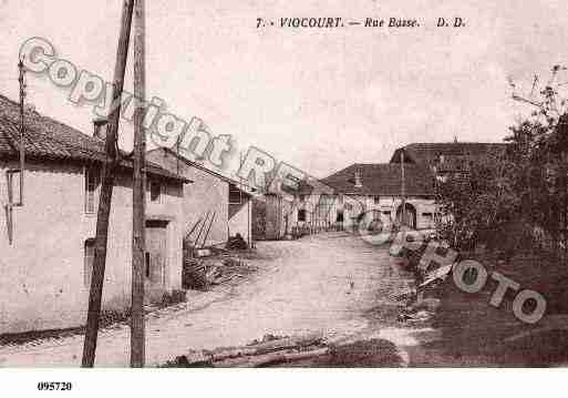 Ville de VIOCOURT, carte postale ancienne