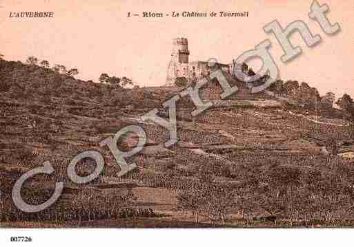 Ville de VOLVIC, carte postale ancienne