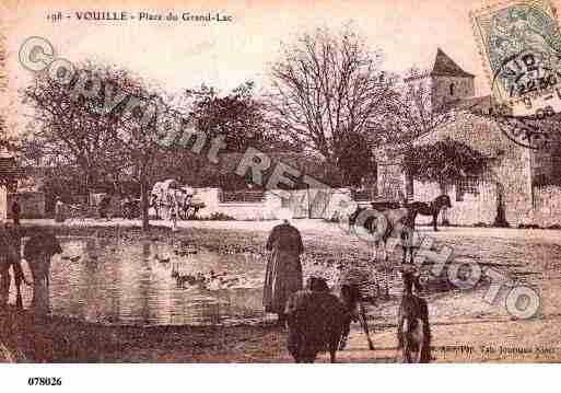 Ville de VOUILLE, carte postale ancienne