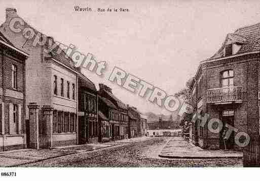 Ville de WAVRIN, carte postale ancienne