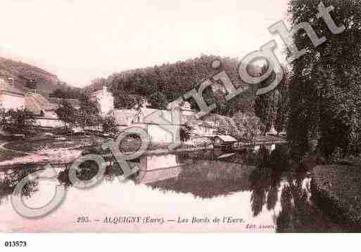 Ville de ACQUIGNY, carte postale ancienne