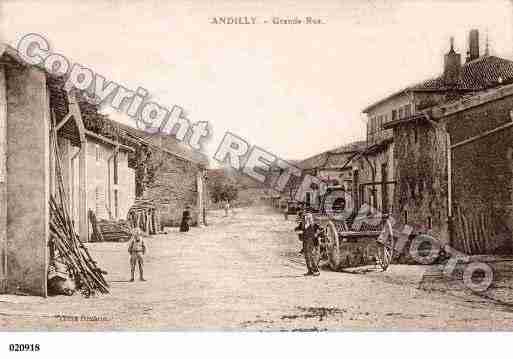 Ville de ANDILLY, carte postale ancienne