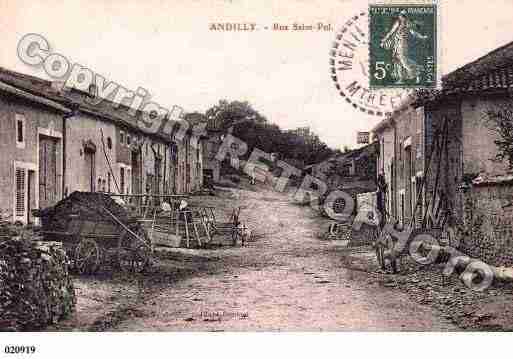 Ville de ANDILLY, carte postale ancienne